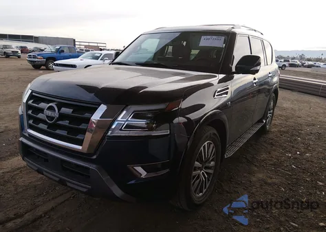 2021 Nissan Armada Sl 2Wd z USA, uszkodzony, nr VIN JN8AY2BC3M9147502